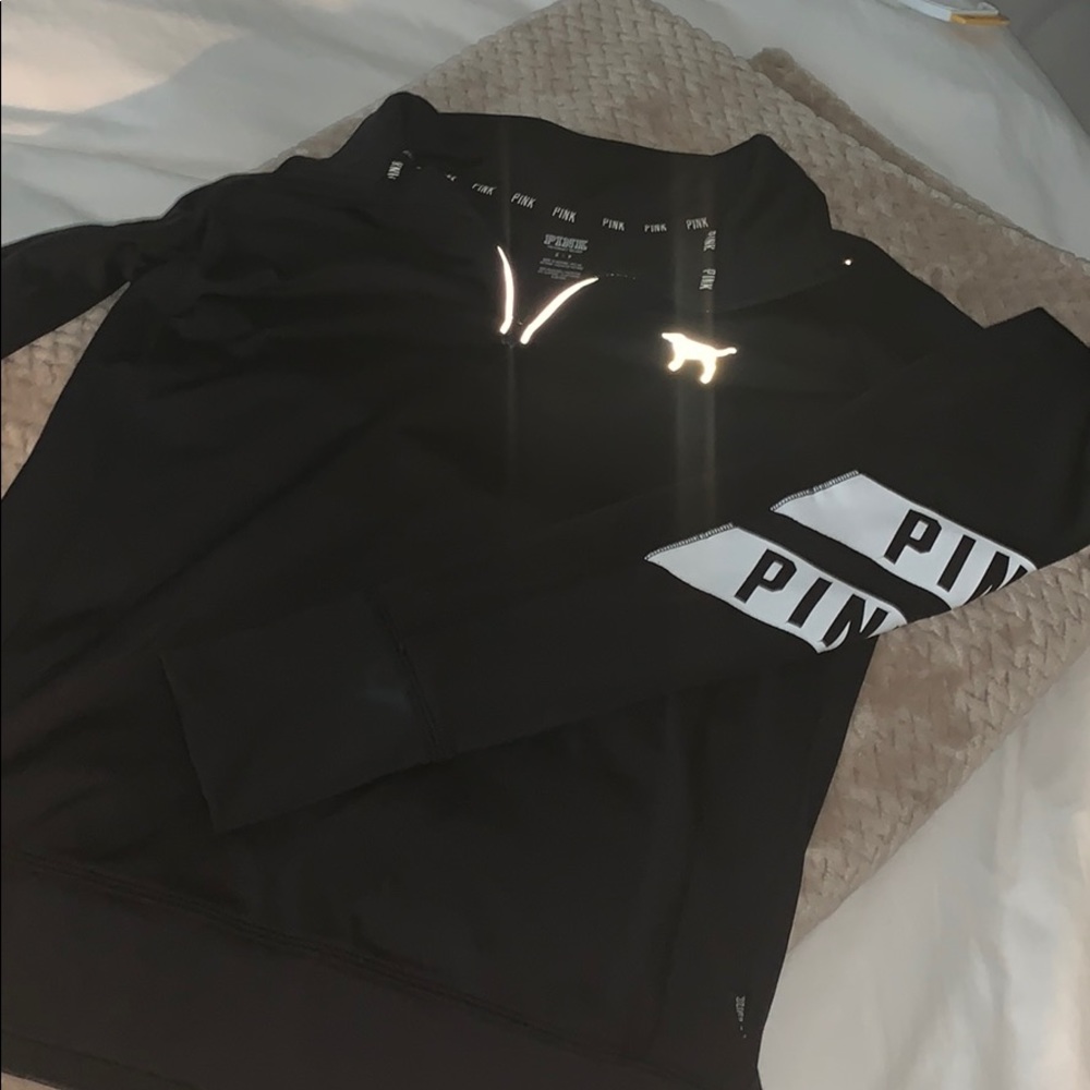 quarter zip victoria secret-PINK